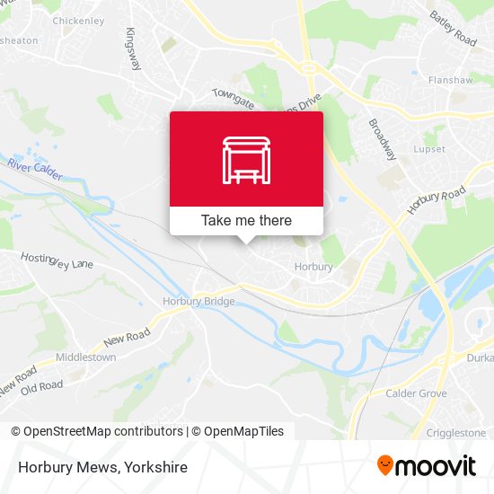 Horbury Mews map