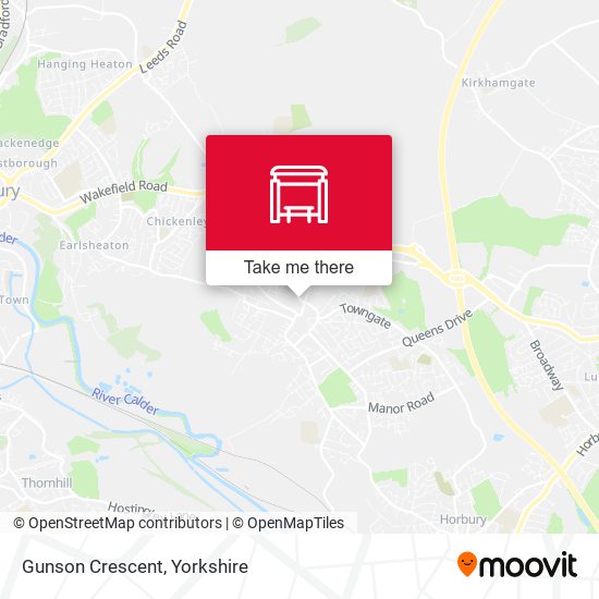 Gunson Crescent map