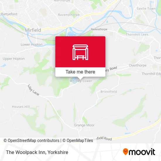 The Woolpack Inn map