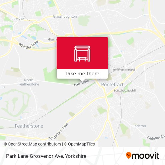 Park Lane Grosvenor Ave map