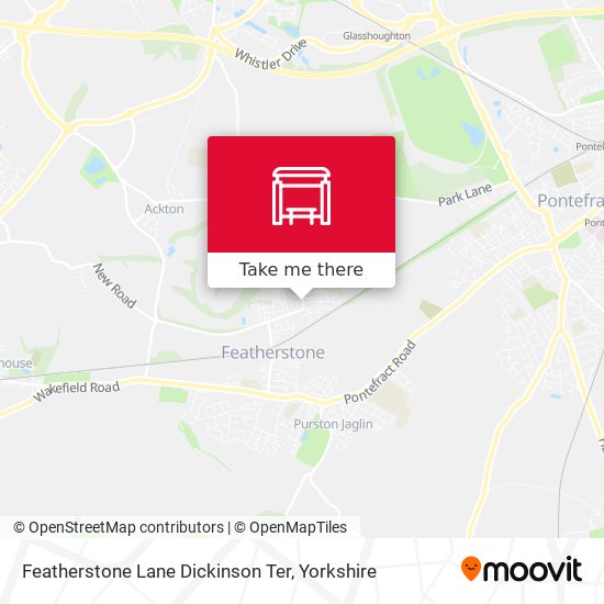 Featherstone Lane Dickinson Ter map
