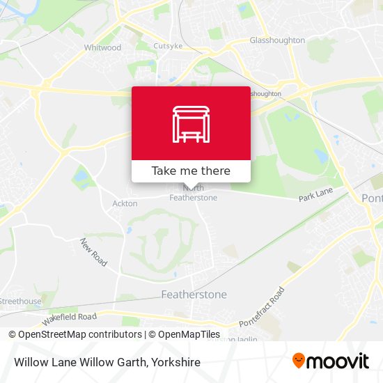 Willow Lane Willow Garth map