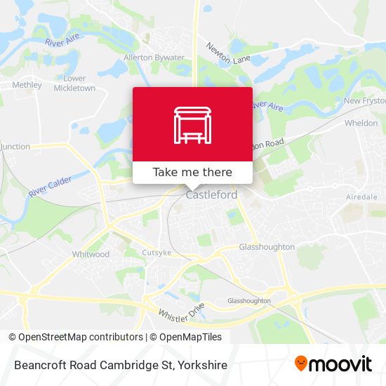 Beancroft Road Cambridge St map
