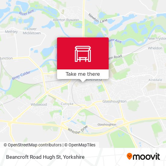 Beancroft Road Hugh St map