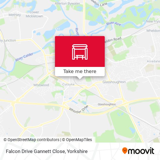 Falcon Drive Gannett Close map