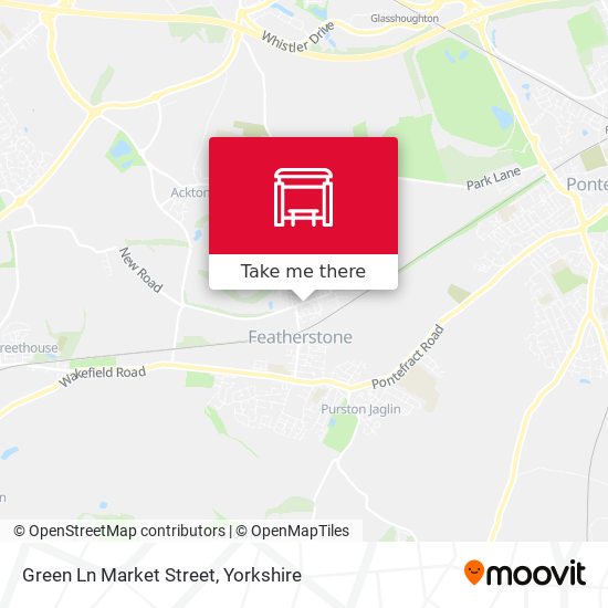 Green Ln Market Street map