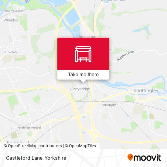 Castleford Lane map