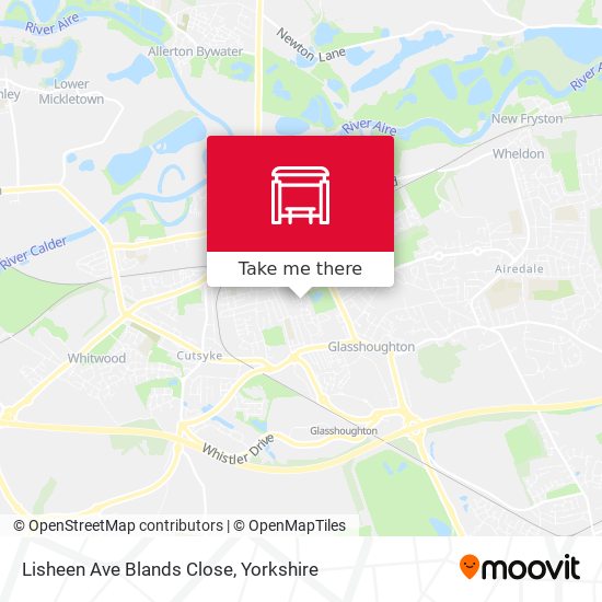 Lisheen Ave Blands Close map