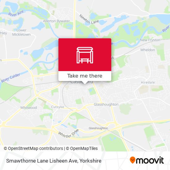Smawthorne Lane Lisheen Ave map