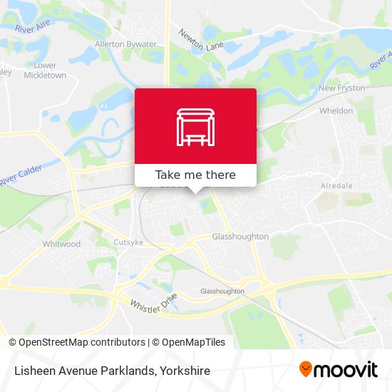 Lisheen Avenue Parklands map