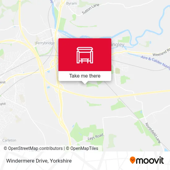 Windermere Drive map