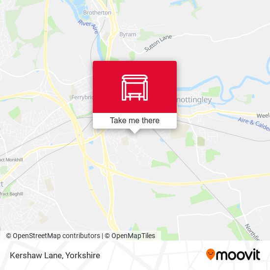 Kershaw Lane map