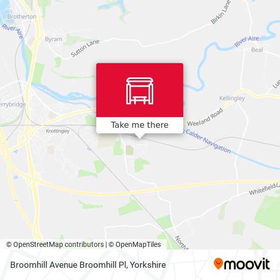 Broomhill Avenue Broomhill Pl map