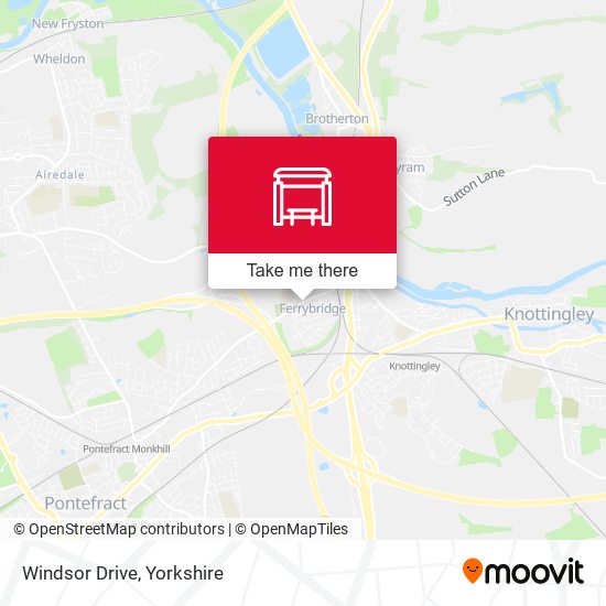 Windsor Drive map