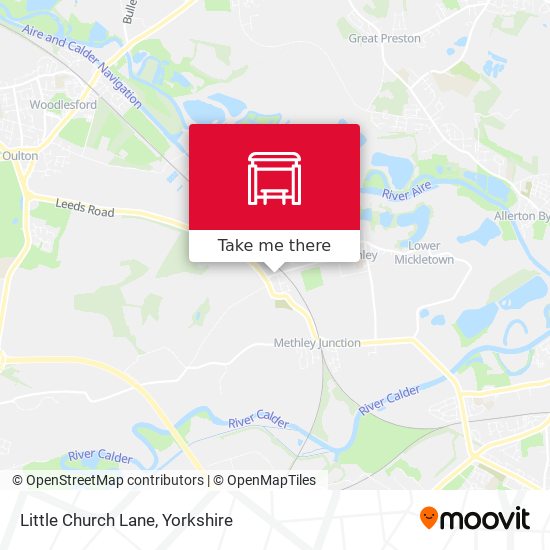 Little Church Lane map