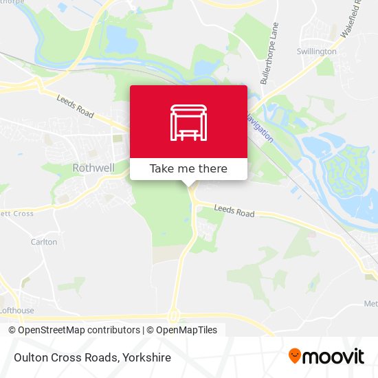 Oulton Cross Roads map