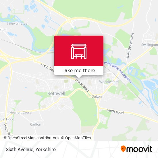 Sixth Avenue map