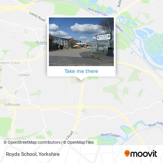 Royds School map