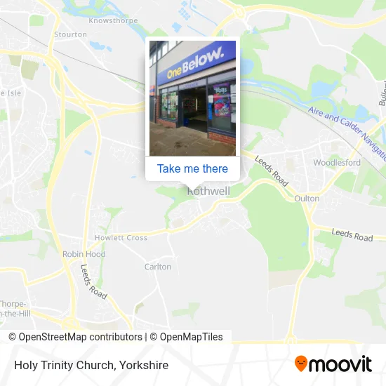 Holy Trinity Church map