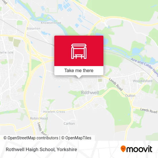 Rothwell Haigh School map