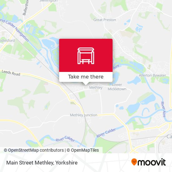 Main Street Methley map