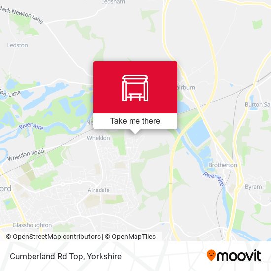 Cumberland Rd Top map