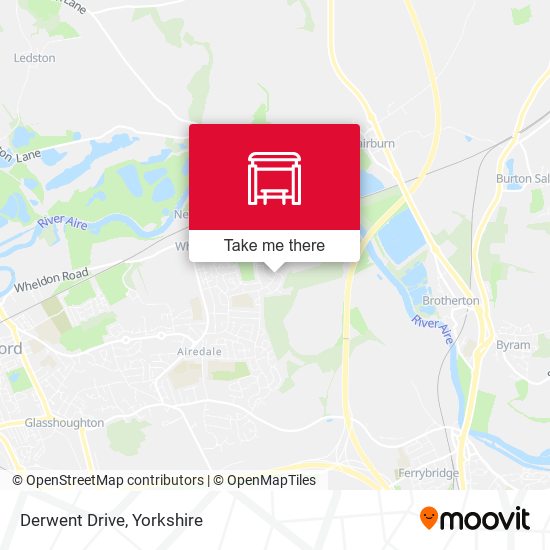 Derwent Drive map