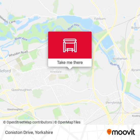 Coniston Drive map