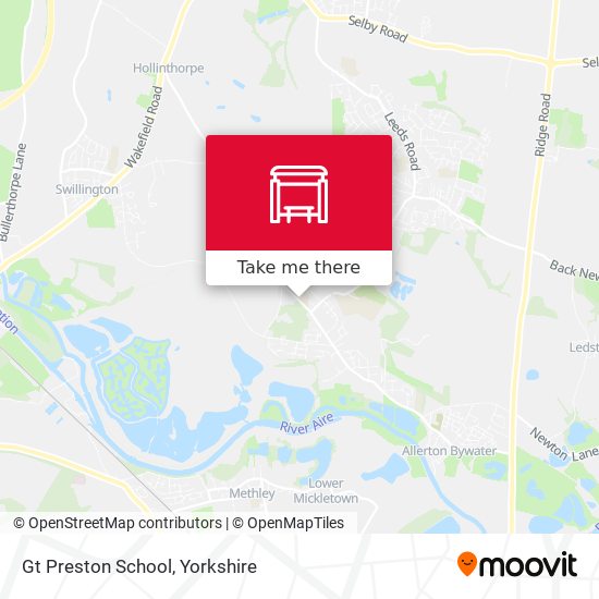 Gt Preston School map