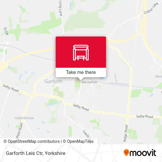 Garforth Leis Ctr map
