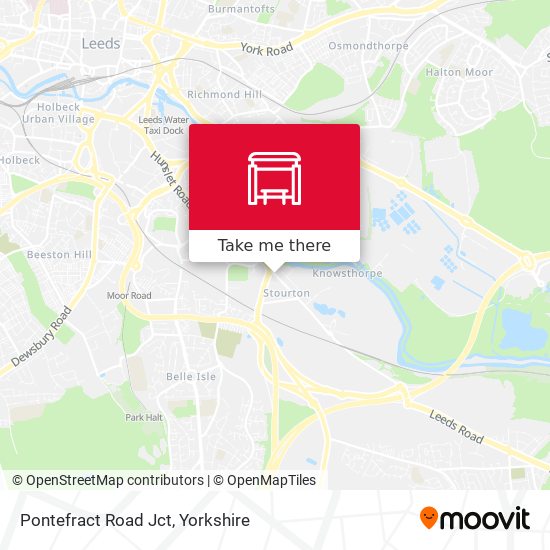 Pontefract Road Jct map