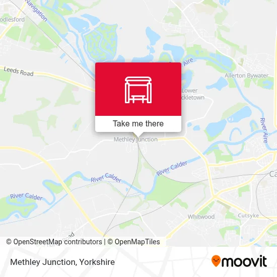 Methley Junction map