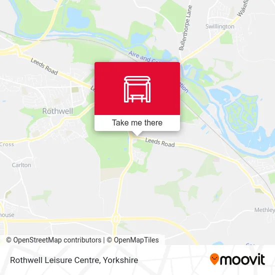 Rothwell Leisure Centre map