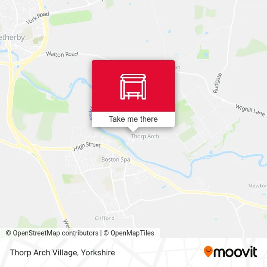 Thorp Arch Village map