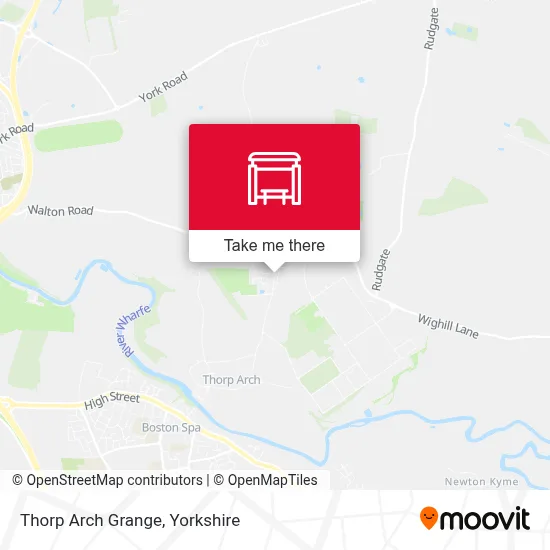 Thorp Arch Grange map