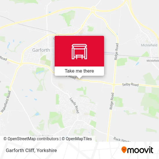 Garforth Cliff map