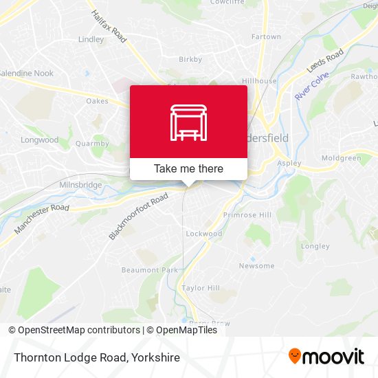 Thornton Lodge Road map