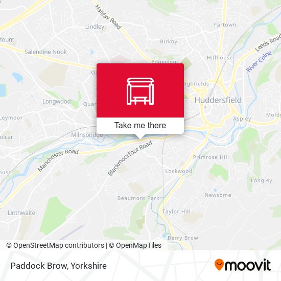 Paddock Brow map