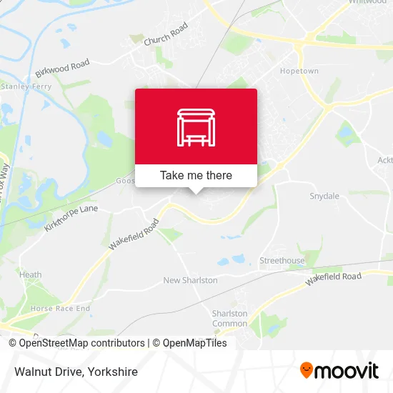 Walnut Drive map