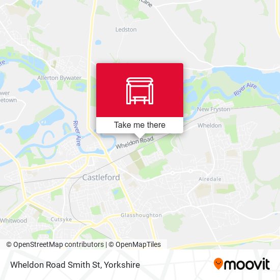 Wheldon Road Smith St map