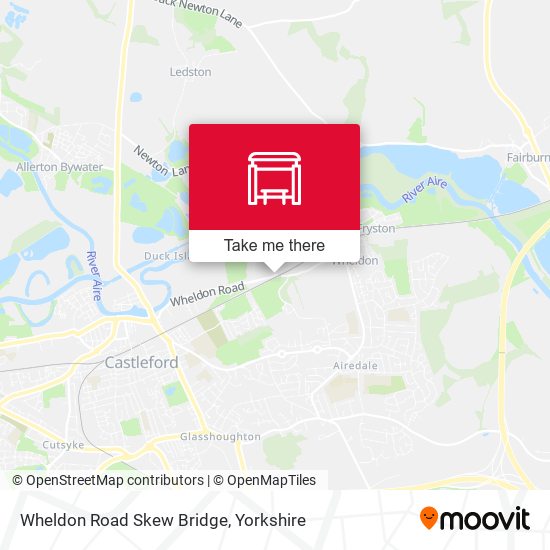 Wheldon Road Skew Bridge map