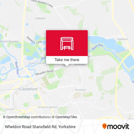 Wheldon Road Stansfield Rd map