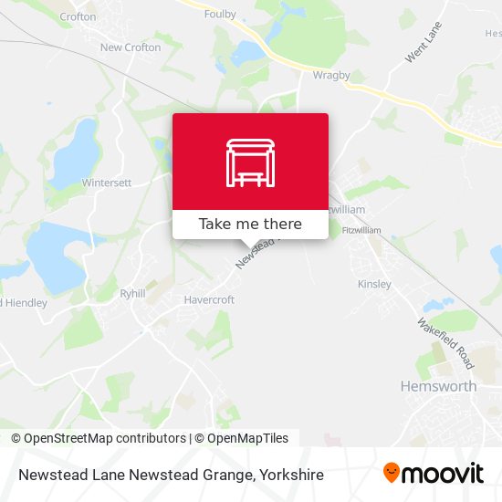 Newstead Lane Newstead Grange map
