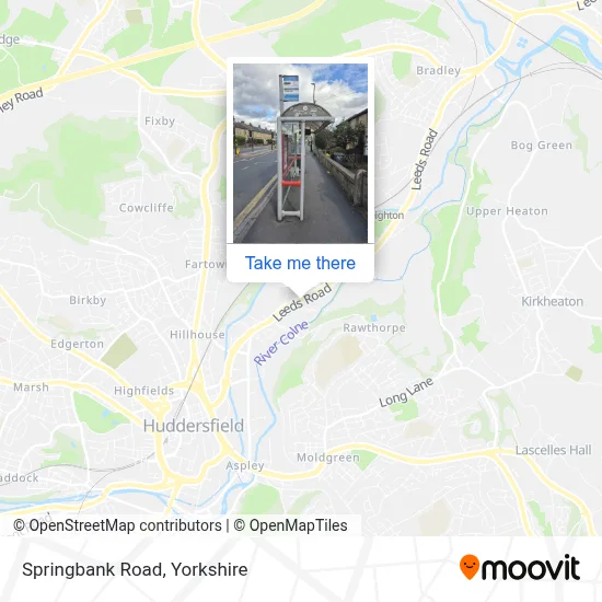 Springbank Road map