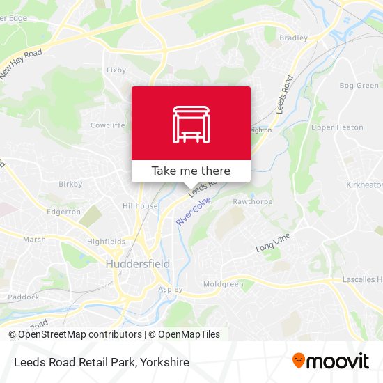 Leeds Road Retail Park map