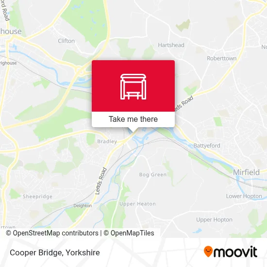 Cooper Bridge map