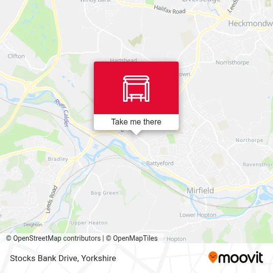 Stocks Bank Drive map