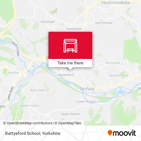 Battyeford School map