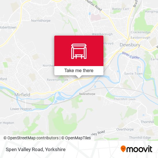 Spen Valley Road map