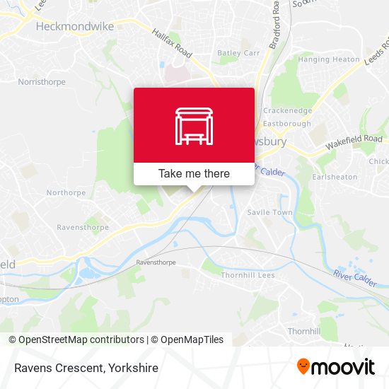 Ravens Crescent map